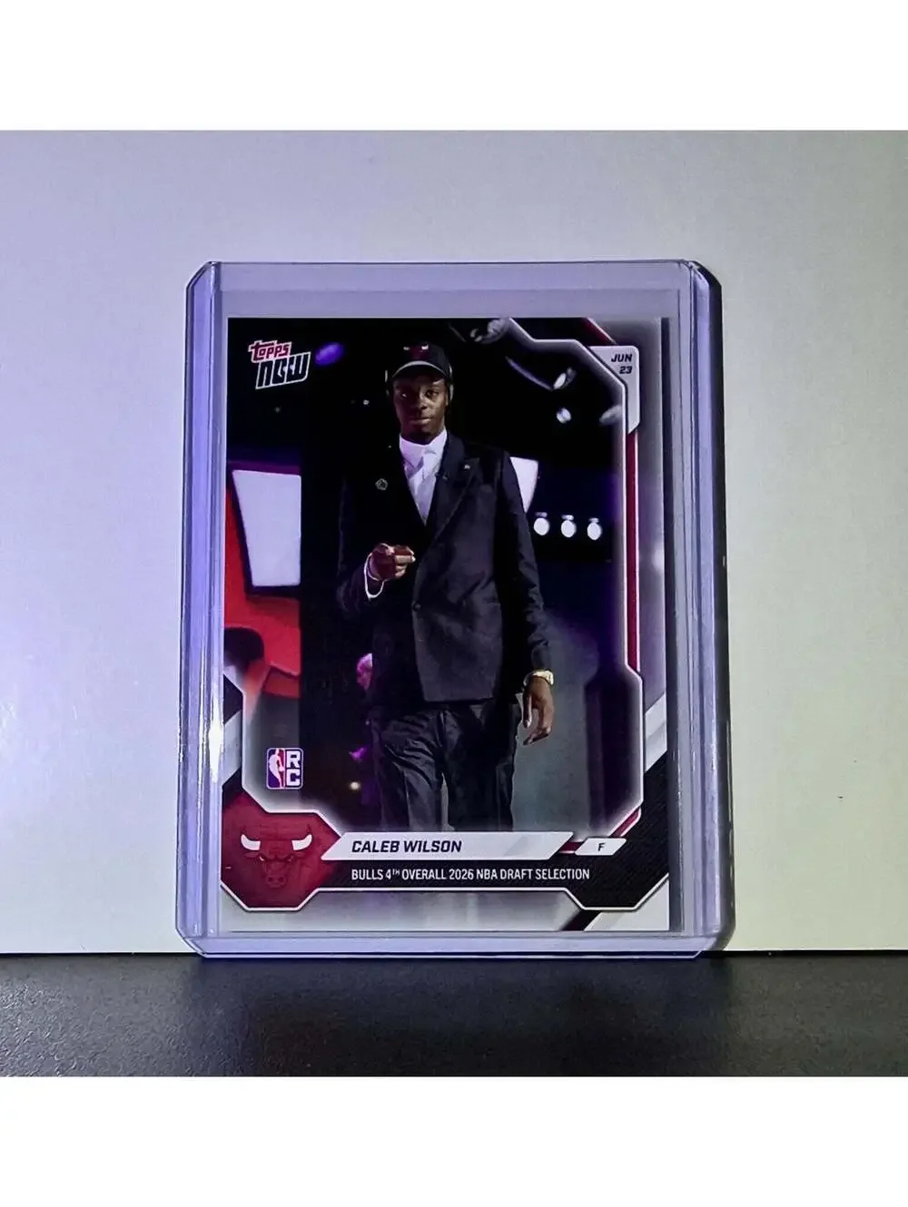 Caleb Wilson Rookie 2026-27 Topps NBA Draft Night #CWIL Card Bulls